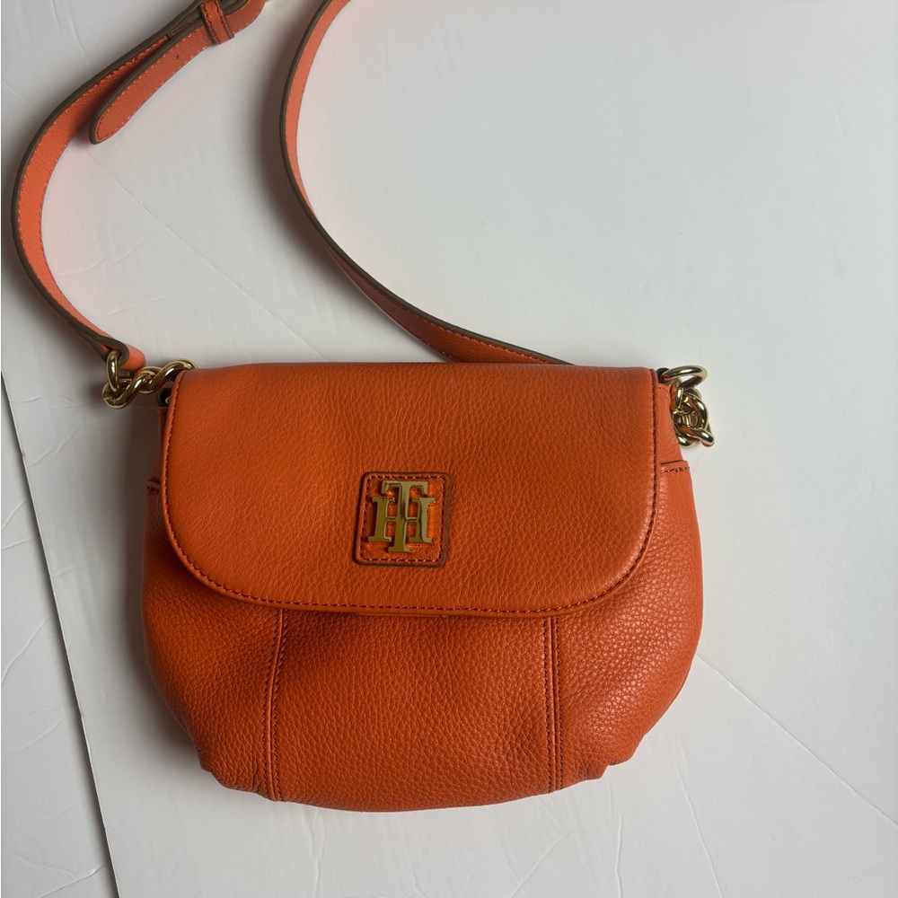 Tommy Hilfiger Vibrant Orange Crossbody Bag
